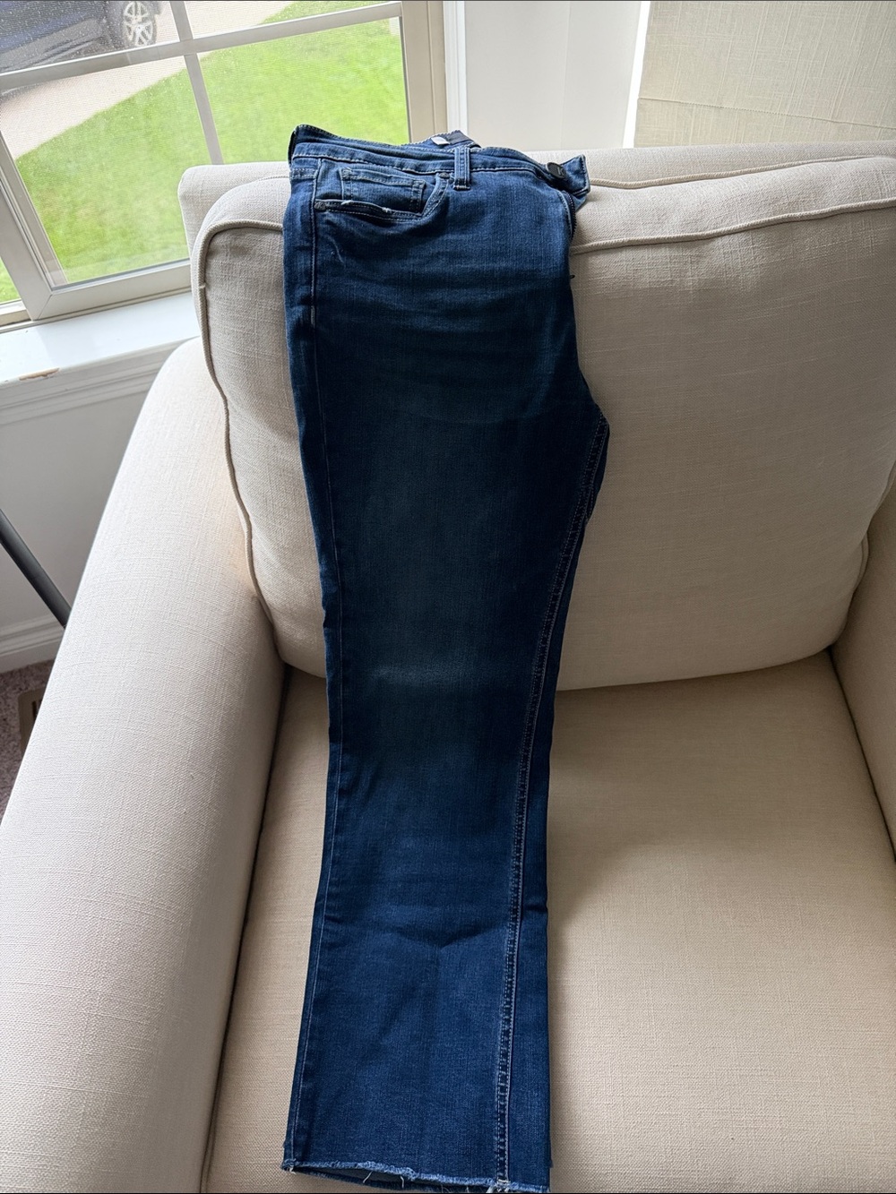 Kut (from the kloth) Dark Blue Women's Straight-Leg Jeans